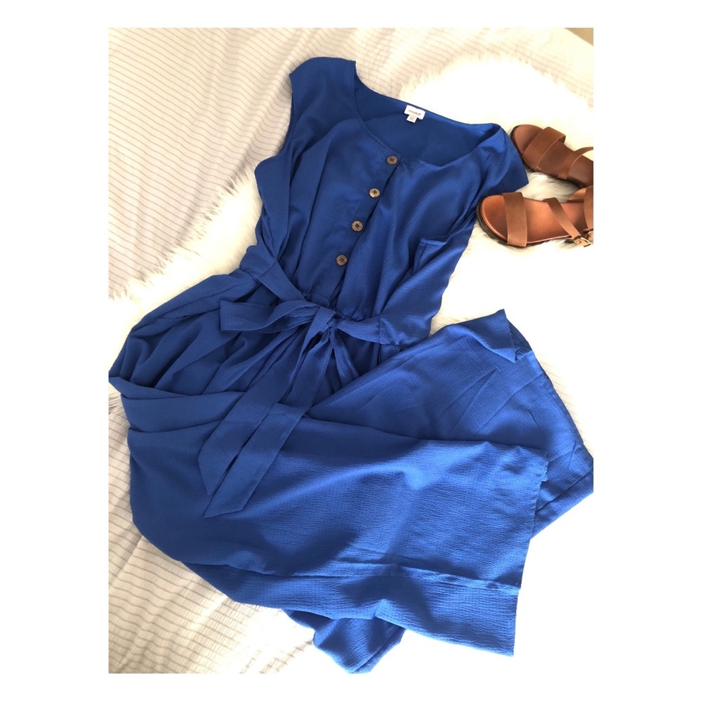 Royal blue jumpsuit from avenue